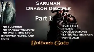 Baldur's Gate EE Dragon Disciple No-reload, Now With More Restrictions BG1 Part 1