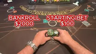 GAMBLING $2,000 ON BLACKJACK: WHAT A BATTLE