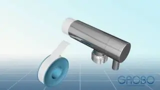 Gaobo angle valve with filter function