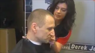 Buzz cut at Sports Clips
