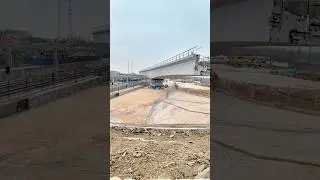 The construction process of an elevated railway bridge #work #craft