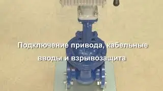 Подключение привода, кабельные вводы, взрывозащита