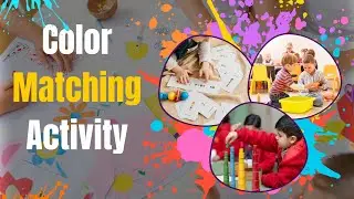 Color Matching Activity for Kids | Social Skills & Fine Motor Development | Punjab autism