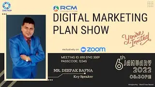 RCM DIGITAL MARKETING PLAN SHOW