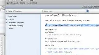 iPhone/iPad SDK - UIWebView part 1