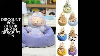 For Labubu Mini Sofa Bjd Doll Room Decoration Plush Doll Series Seat Decoration V2 Universal Childre