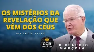 LINDA PALAVRA DE DEUS REVELADA AO NOSSO QUERIDO IRM&Atilde;O CL&Aacute;UDIO MAR&Ccedil;OLA &bull; CCB MONTES CLAROS