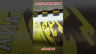 Digital Sublimation Jersey Printing On #Fedar Printer | #lookmancreation #jersey #design