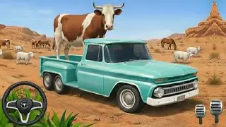 Animal Cargo Car Driving Game 3D - New Simulator Transport - Android Gameplay #animals #games #truck