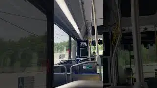 Inside Washington DC metro bus #wmata  #bus  #washingtondc #train #metro