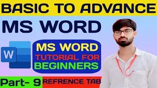 MS Word Part 9 | MS Word Tutorial (Hindi) | MS-Word Tutorial for Beginners | MS Word in Hindi #NCTC