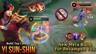 NEW Yi Sun Shin Revamp is BROKEN with This Build! - Top 1 Global Build Yss | Mobile Legends