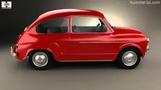 Fiat 600 D 1960 3D model by 3DModels.org