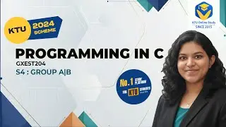 PROGRAMMING IN C | KTU 2024 Scheme | PIC Module 1 Part 3