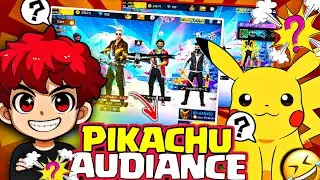 PIKACHU AUDIANCE [ PART 1 ] 😂 Asking Questions To Random People From Free Fire World 🌎 Chat ~