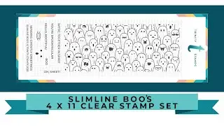 Trinity Stamps Product Closeup: Slimline Boo's