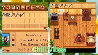 🌙 Cozy Stardew Valley | Low Energy Farm Day & Chillin&rsquo; 🍃