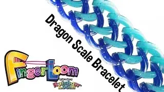 Rainbow Loom&reg; Finger Loom Dragonscale Bracelet (Variation of Dragon Scale by Cheryl Mayberry)