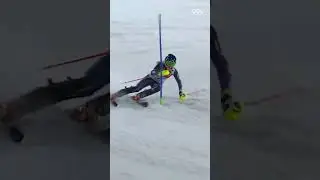 The moment Mikaela Shiffrin won her first Olympic gold medal at just eighteen years old? ⛷️👑