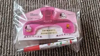 スヌーピーグッズ紹介　フェリシモ月1000円コース　＃JAPAN＃SNOOPY＃ピーナッツPEANUTS＃かわいい＃癒し＃文具＃文房具＃コレクション