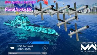 Modern Warships USS Zumwalt With Naval Spike ER Missile 🔥 | Im Time Traveler