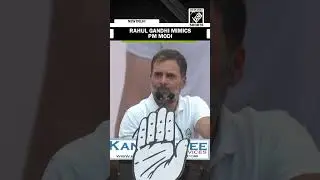 Congress&rsquo; Rahul Gandhi mimics PM Modi for giving interview to his &ldquo;stooges&rdquo;