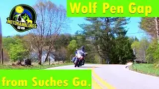 Wolf Pen Gap from Suches Ga.  Goldwing and Voyager