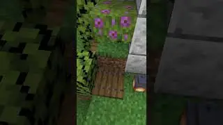 Minecraft Spruce Trap Door Flower Container 🌸