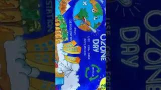 WORLD OZONE DAY ||POSTER|| #ART #Ozone #world #painting #simple #draw