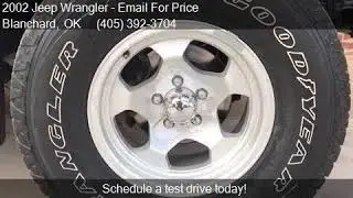 2002 Jeep Wrangler X 4WD 2dr SUV for sale in Blanchard, OK 7