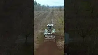 Drone views. #hazelnut #orchard #fendt1050 #tractors #video #crazy #mulching #horsepower #oregon