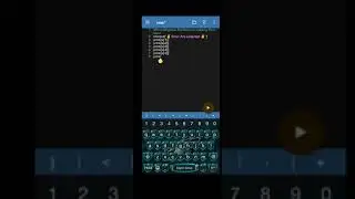 # Print Negative Index and Reverse Index From Input | In Pydroid 3 App| Python Programming Language
