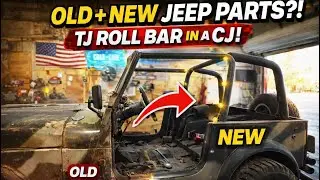Замена каркаса безопасности на Jeep CJ пошла не по плану &mdash; сюрпризы и большие проблемы!