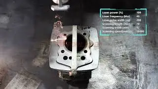 Car Part Oil Oxide by 500W Pulse Laser Cleaning Machine