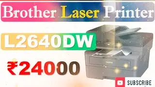 Brother DCP-L2640DW New Launch Auto Duplex Laser Printers, 34 PPM, Print Scan Copy, LCD Display, ADF
