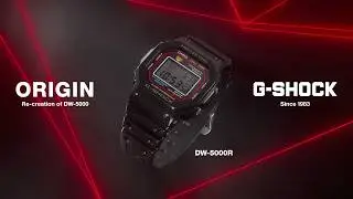 Re-creating the original design of the first G-SHOCK, a milestone in wristwatch history | CASIO