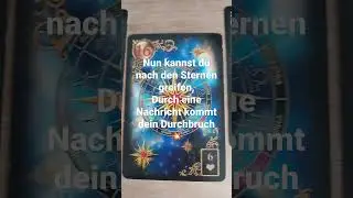 du kannst nach den Sternen greifen, mit einer Nachricht kommt dein Durchbruch #tarot #ciromarchetti