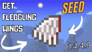 How to Find Fledgling Wings FAST in Terraria 1.4.4.9 in 2025 | Fledgling Wings seed 1.4.4.9