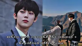 Enhypen Sunoo ff ||When you caught the school's heartrob attention|| oneshot (birthday special)