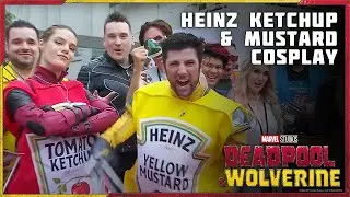 Heinz Ketchup & Mustard hit the Carpet at the Deadpool & Wolverine Premiere