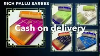 Banarasi Nylon Silk Saree with Rich Pallu | RV Collections