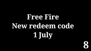 free fire redeem code today 1 July 2023 redeem code free fire | ff code today 1 July || part - 8