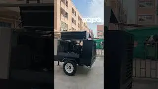 Kapa Diesel Mobile Screw Air Compressor. #compressor #aircompressor