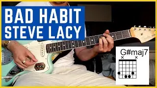 Стив Лейси &mdash; урок игры на гитаре Bad Habit