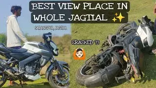 BEST VIEW PLACE IN JAGTIAL 🏞️😍 | SARANGPUR | AK VLOGS