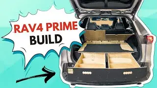 Full tour of Toyota RAV4 Prime Camping | Super Quick Conversion