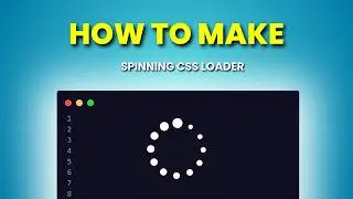 I Created a STUNNING CSS Spinning Loader in Minutes