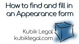 How to Find and Fill in an Appearance Form from the Illinois Supreme Court Website.