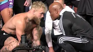 Jake Paul vs Anderson Silva CEREMONIAL WEIGH-INS