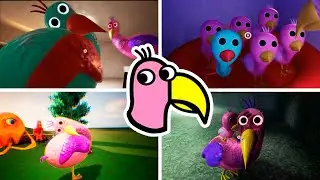Garten of Banban 1- 4 | All Opila Bird & Tarta Bird Secret Cutscenes (Showcase)